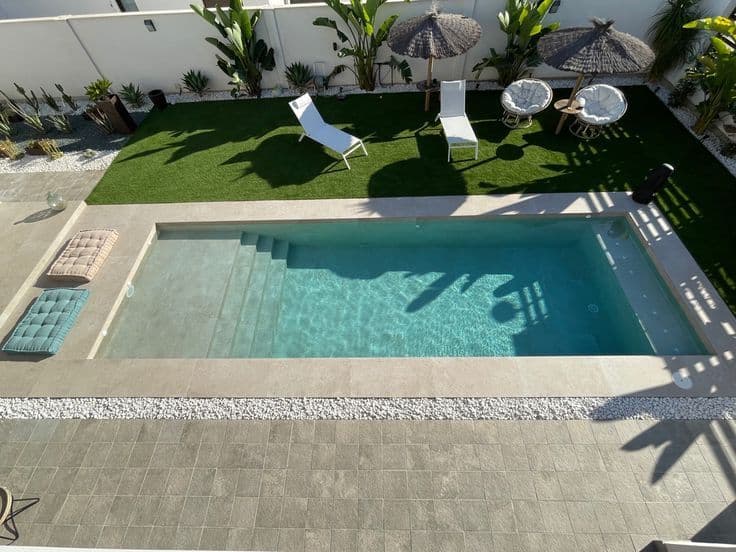 Piscina prefabricada de poliéster instalada en 1-2 días